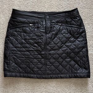AthletaQuilted Black Skirt